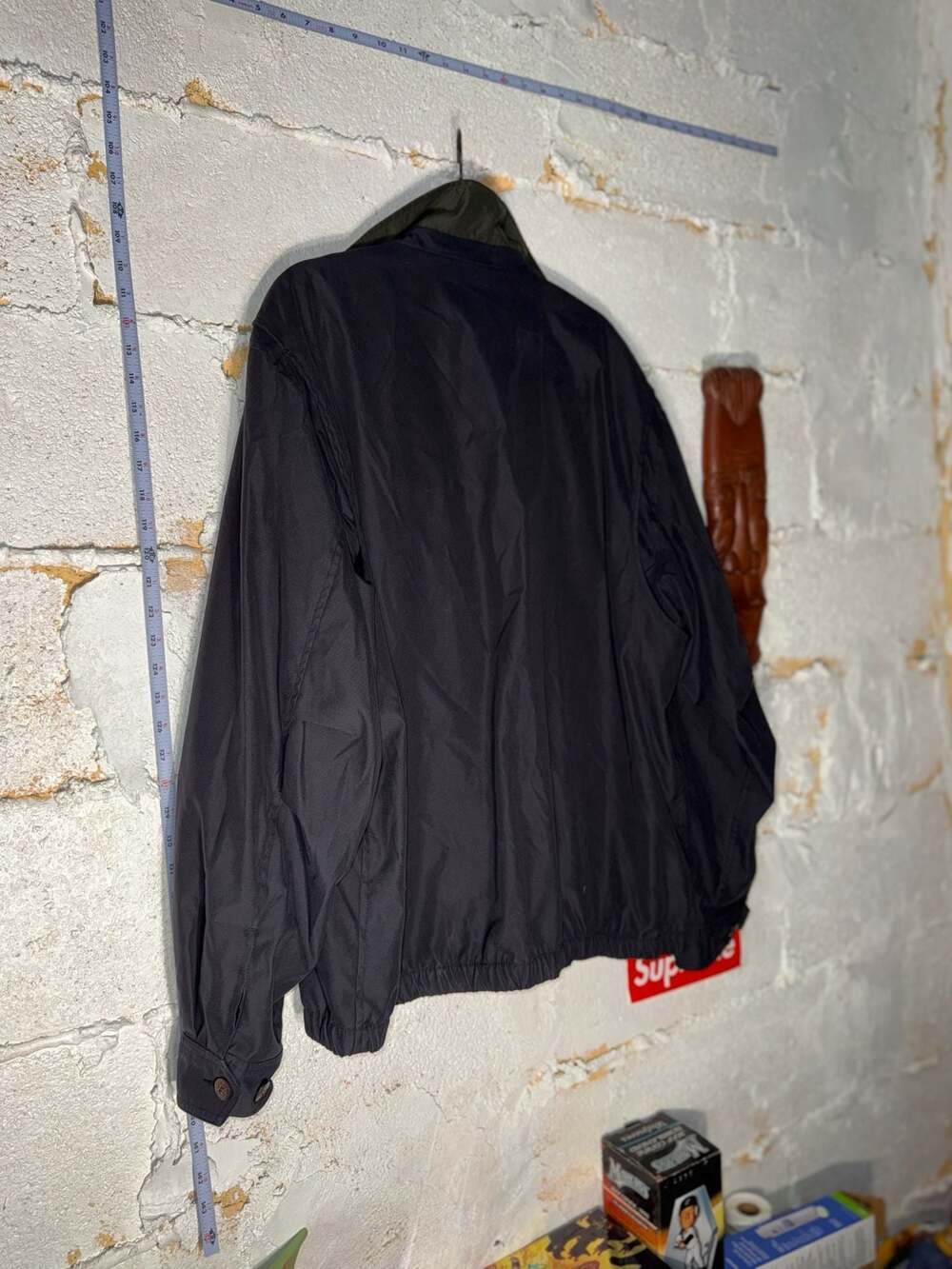 Orvis Weatherbreaker Windbreaker Jacket Navy Blue Size XL - Picture 6 of 7